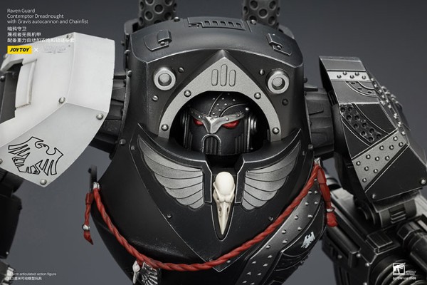 战锤：荷鲁斯之乱 暗鸦守卫 蔑视者无畏机甲配备重力自动加农炮和锁链拳套