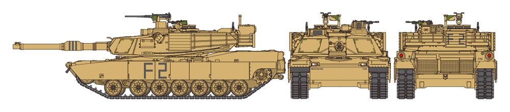 32592 1/48 美国 M1A2 艾布拉姆斯坦克