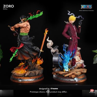 Tsume Art BIJUtsu系列 航海王 One Piece 草帽海贼团 海贼猎人 罗罗诺亚·索隆 1:4 雕像