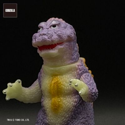 GVA-MC 哥斯拉（1964）& 摩斯拉幼虫 紫色发光版（ピコピコ）