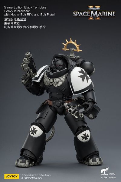 战锤40000 游戏版 黑色圣堂 重装仲裁者 配备重型爆矢步枪和爆矢手枪