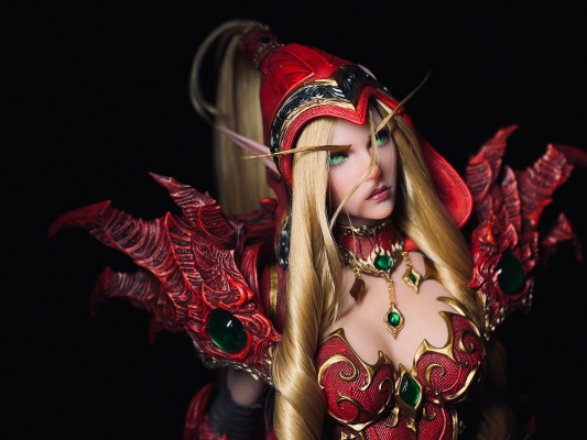 魔兽世界 瓦莉拉 硅胶全身像