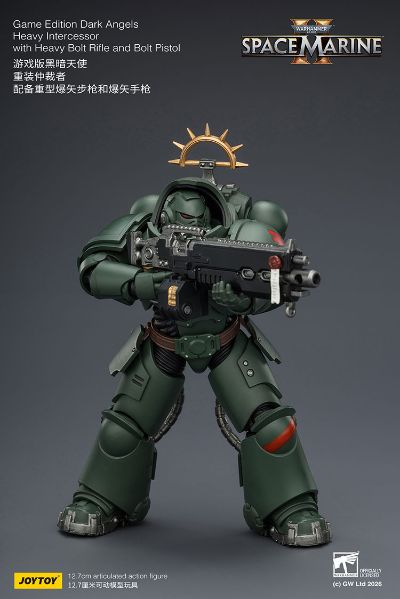 战锤40000 游戏版 黑暗天使 重装仲裁者 配备重型爆矢步枪和爆矢手枪