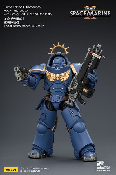 战锤40000 游戏版 极限战士 重装仲裁者 配备重型爆矢步枪和爆矢手枪