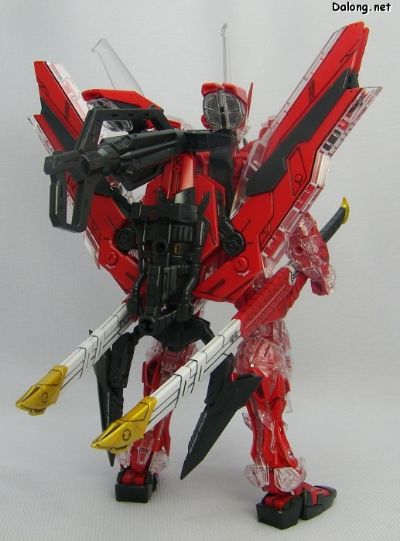 MG #130 机动战士高达SEED VS ASTRAY MBF-P02KAI 红色异端高达改 30th Anniversary Clear Parts 