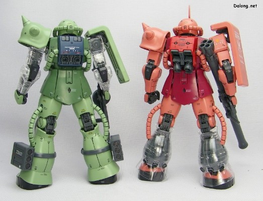 MG 机动战士高达 MS-06S指挥官用扎古II 夏亚・阿兹纳布尔机 / with Special Clear Armor Parts 