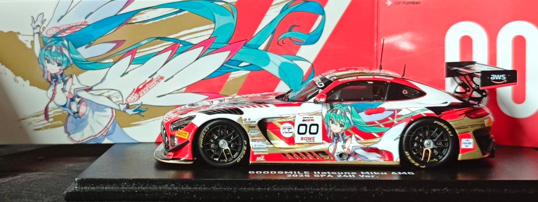 初音未来 GT企划 1/43 GOODSMILE 初音未来 AMG 2025 SPA24H