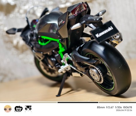 1/12 完成品BIKE 川崎 Ninja H2