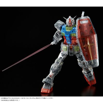 PG UNLEASHED  RX-78-2高达 透明色外装甲配件包