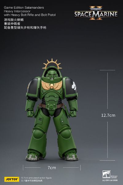 战锤40000 游戏版 火蜥蜴 重装仲裁者 配备重型爆矢步枪和爆矢手枪