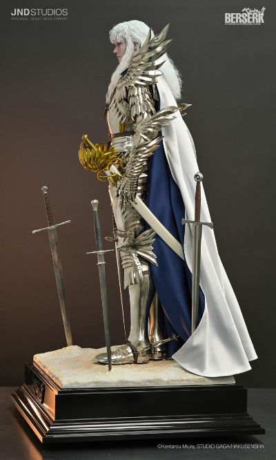 JND Studios 剑风传奇 光之鹰格里菲斯 1:3雕像（金属盔甲版）