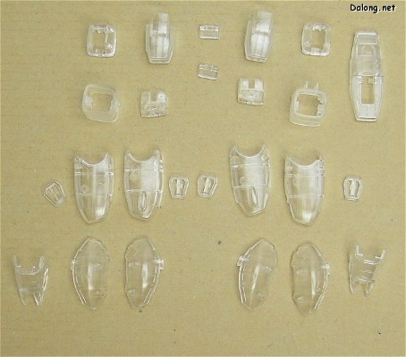 MG 1/100 机动战士高达F91 F91高达F91 30th Anniversary Clear Parts