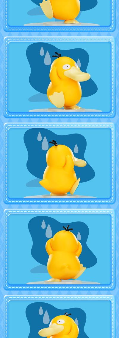 宝可梦款大尺寸手办 皮卡丘&可达鸭