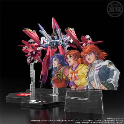 PREMIUM BANDAI 超级机器人大战OG 艾比丝&鸫&斯蕾 Cut-in亚力克立牌