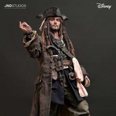 JND Studios 加勒比海盗 杰克·斯帕罗船长&戴维·琼斯 1:3雕像（杰克 & 戴维 & 双人版）