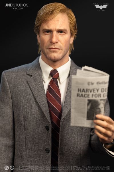 JND Studios 蝙蝠侠 黑暗骑士三部曲 双面人 & 哈维·丹特 1:6可动人偶/兵人（艾伦·艾克哈特 A & B & C-Types）