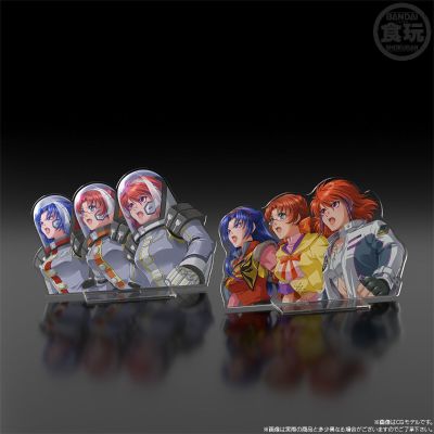 PREMIUM BANDAI 超级机器人大战OG 艾比丝&鸫&斯蕾 Cut-in亚力克立牌