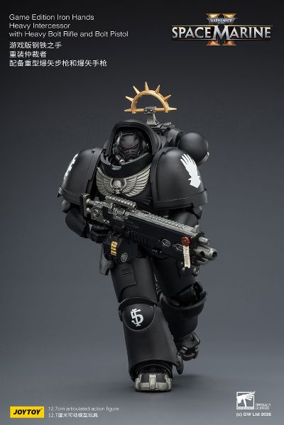 战锤40000 游戏版 钢铁之手 重装仲裁者 配备重型爆矢步枪和爆矢手枪