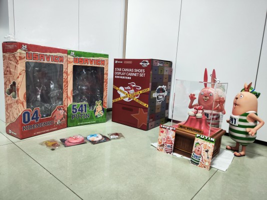娱乐时间系列 逃亡兔 星星帆布鞋展示柜