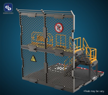 FreshRetro SIB05 铁网连廊A