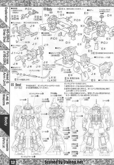 MG#7 MS-06R-2 扎古II 强尼·莱登专用