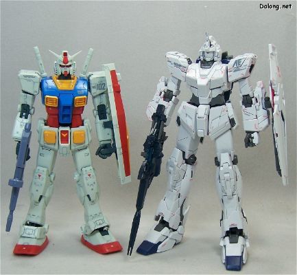 MG 1/100 机动战士高达UC  RX-0 独角兽高达 Ver. Ka, Titanium Finish