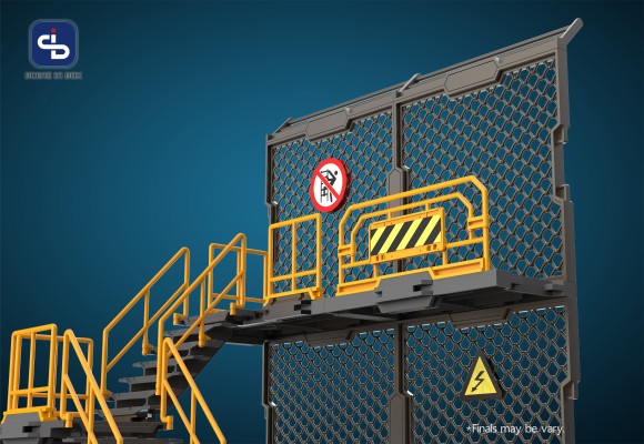 FreshRetro SIB05 铁网连廊A