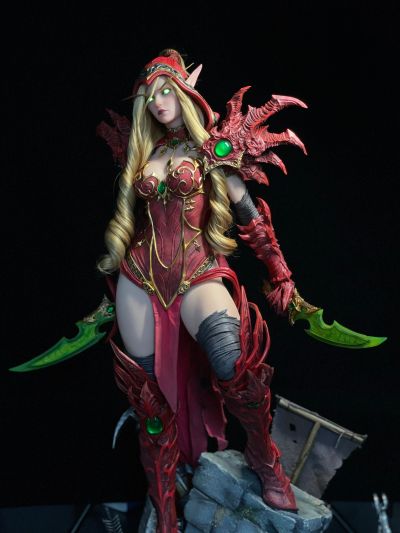 魔兽世界 瓦莉拉 硅胶全身像