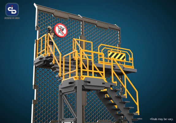 FreshRetro SIB05 铁网连廊A