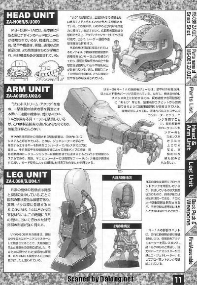 MG#20 MSV-R MS-06R-1A 扎古II 改良型 黑色三连星Ver.