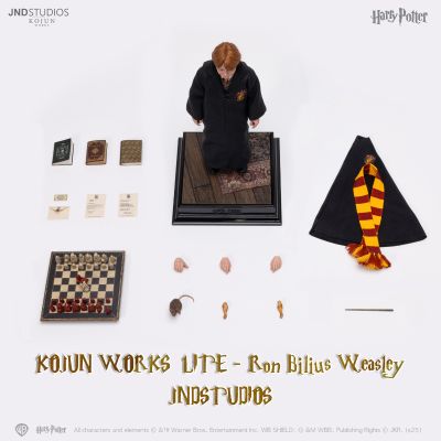 JND Studios 哈利·波特与魔法石 哈利·波特/罗恩/赫敏 1:6 可动人偶/兵人（精简版）