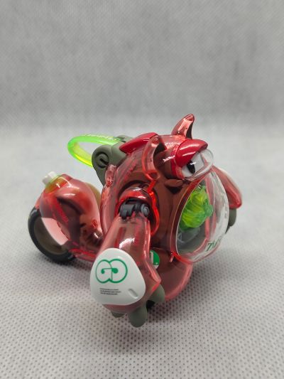 LUNCH BOX 小浣熊电车拼装模型 熊丸 石榴红