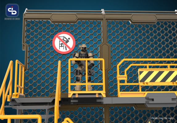 FreshRetro SIB05 铁网连廊A