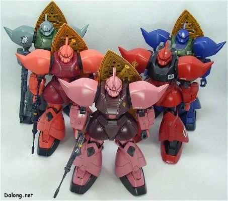 MG 机动战士高达 MS-14S (YMS-14) 夏亚专用勇士 一年战争样式 设定配色