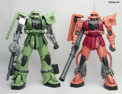MG 机动战士高达 MS-06S指挥官用扎古II 夏亚・阿兹纳布尔机 / with Special Clear Armor Parts 