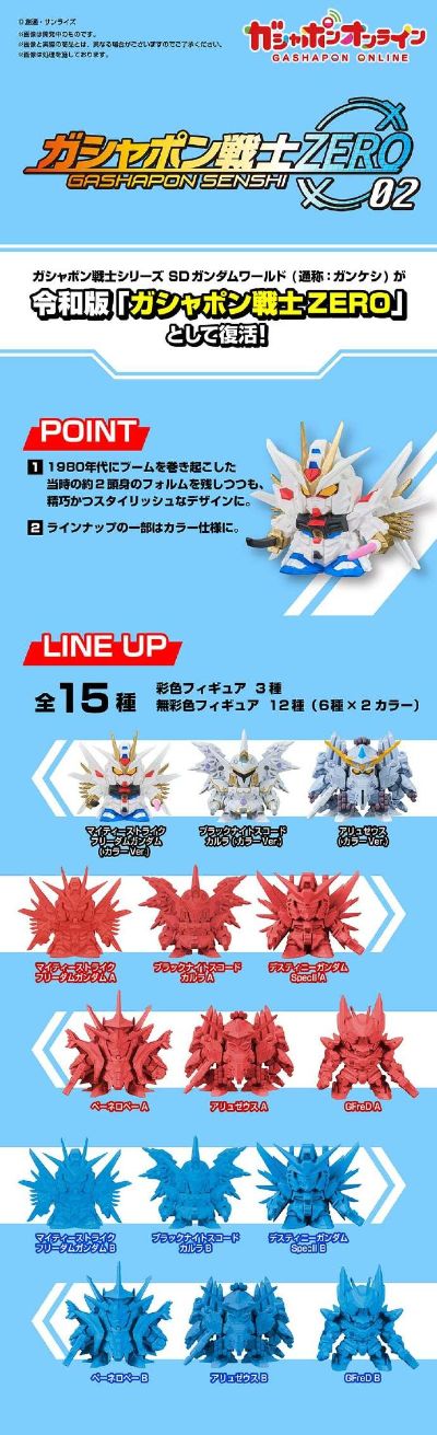 扭蛋 机动战士高达 扭蛋战士ZERO 02