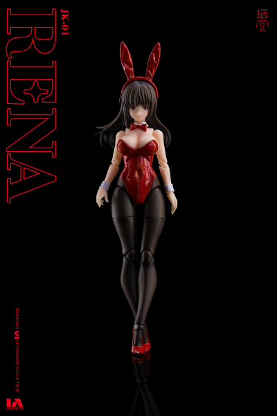 空想JK系列 JK-01 兔女郎-丽娜RENA 1/12涂装完成品可动手办