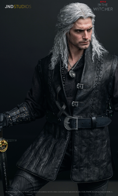 JND Studios 巫师系列 美剧猎魔人 利维亚的杰洛特（亨利·卡维尔版）
