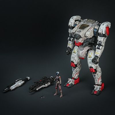 FR露娜·赛博修斯DX-06机甲人偶套装