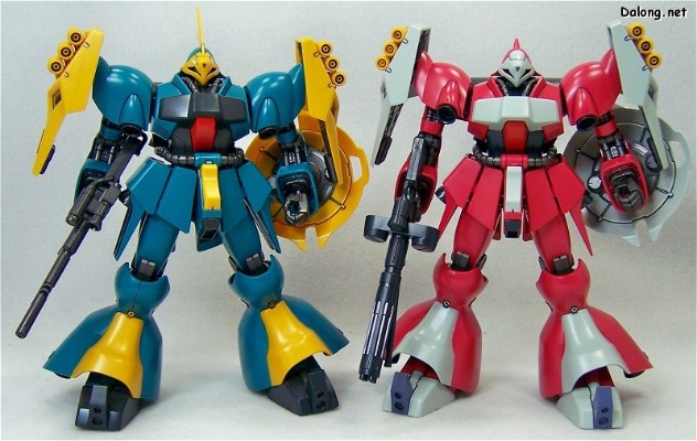 HGUC 1/144 机动战士高达 逆袭的夏亚 MSN-03 乍得·多加 葵丝·帕拉雅机