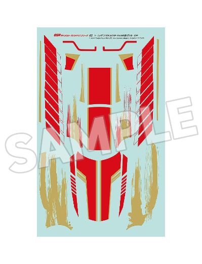 初音未来 GT企划 GSR角色客制化系列052 赛车未來 SPA 2025 1/10比例专用贴纸组