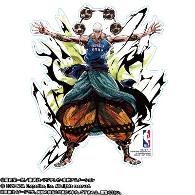 航海王×NBA 联名贴纸