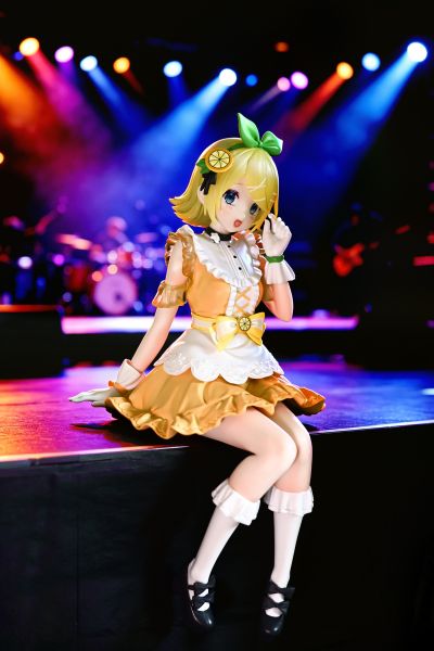 FuRyu赏 初音未来 柑橘未来 B奖 镜音铃 压泡面