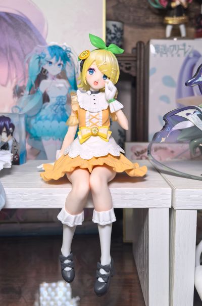 FuRyu赏 初音未来 柑橘未来 B奖 镜音铃 压泡面