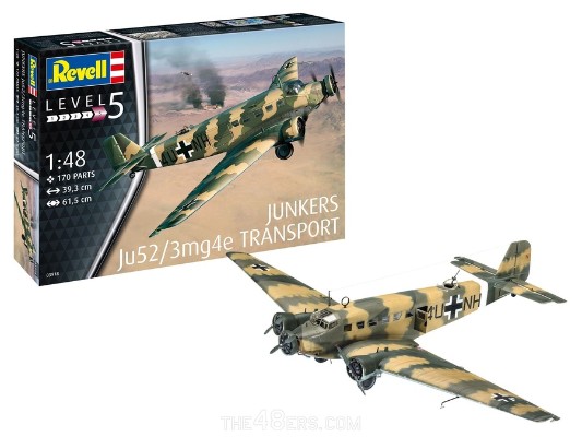 03818 Ju52/3MG4E运输机
