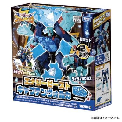 变形金刚 WildKing WKWB-07 能量野兽 沃尔卡队长 水系配色版