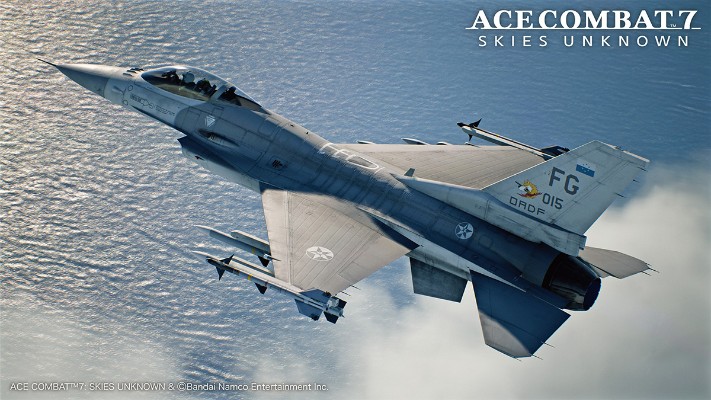 SP610  皇牌空战系列  皇牌空战7：未知空域 F-16“战隼”战斗机（C型）