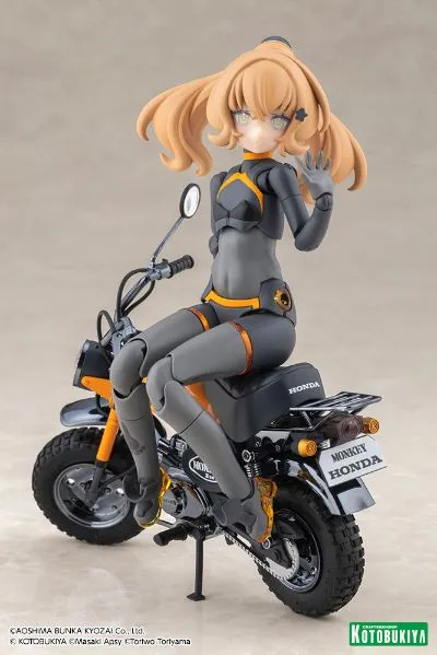 女神装置 PUNI☆MOFU 赛车兔兔 和 本田 Z50J-1 Monkey