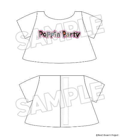 换装毛绒玩偶 BanG Dream! Poppin'Party 户山香澄/花园多惠/牛込里美/山吹沙绫/市谷有咲