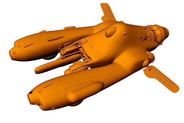 64132 横山宏Ma.K. 反重力装甲战斗机 Pkf.85 FALKE“狮鹫蛋（G EGG）”